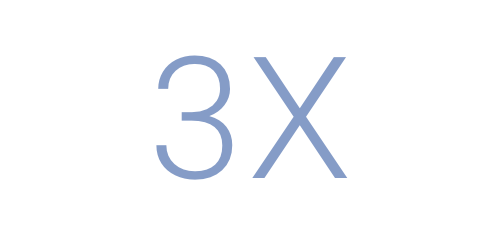 3X