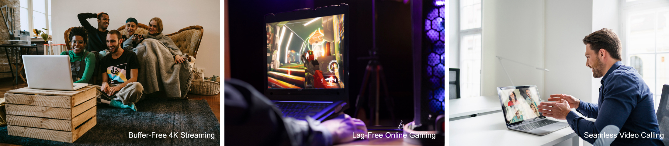 Inga avbrott med tvåbandsteknik