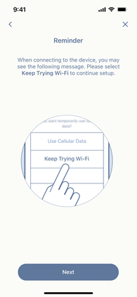 17 Reminder  iOS Keep Trying WiFi